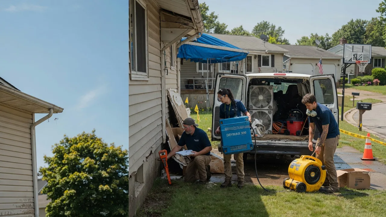 Ceiling Leak Cleanup in Island Lake, IL near me